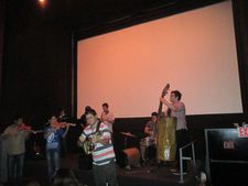 Recycled Orchestra of Cateura performing at Cinema Village in honor of Fernando Maldonado